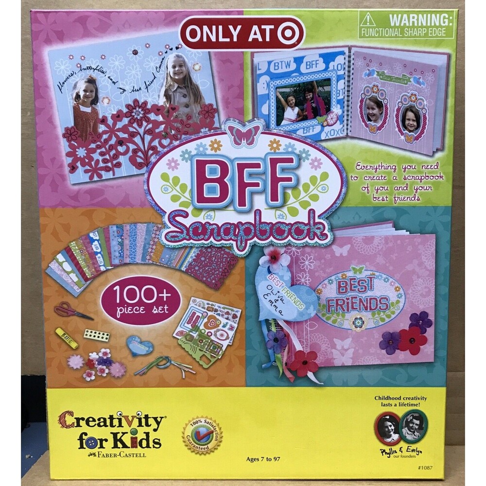 Creativity for Kids BFF Scrapbook  100+ Piece Set [1585308315] Target Exclusive